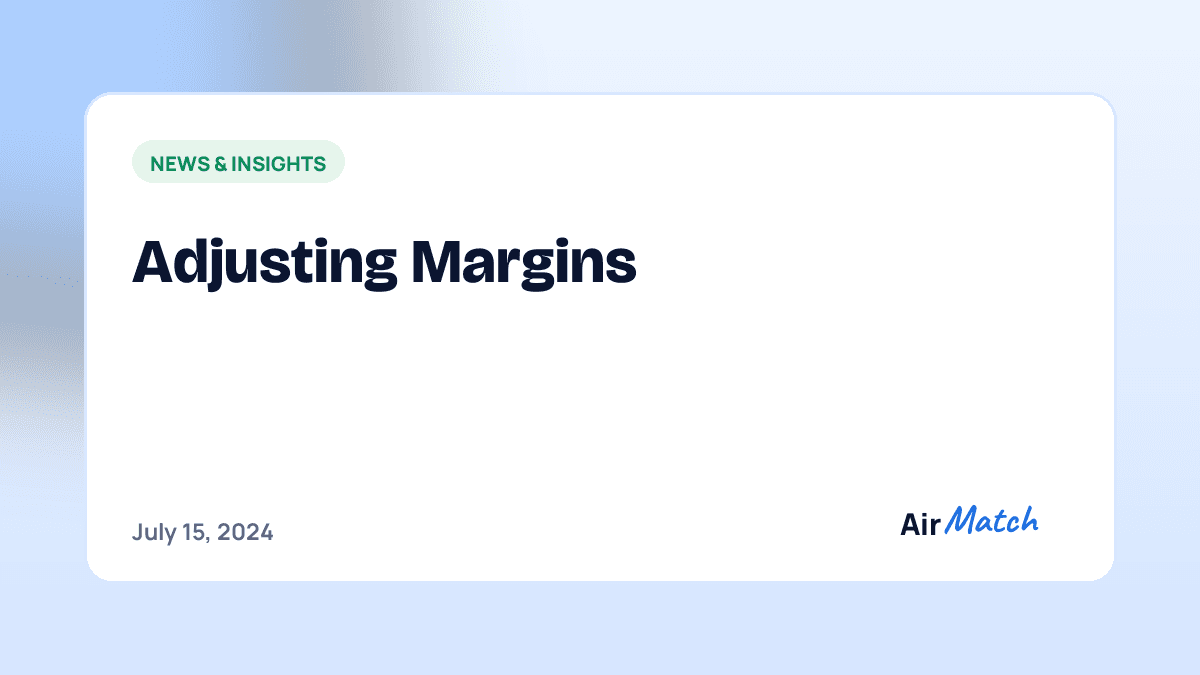 Adjusting Margins