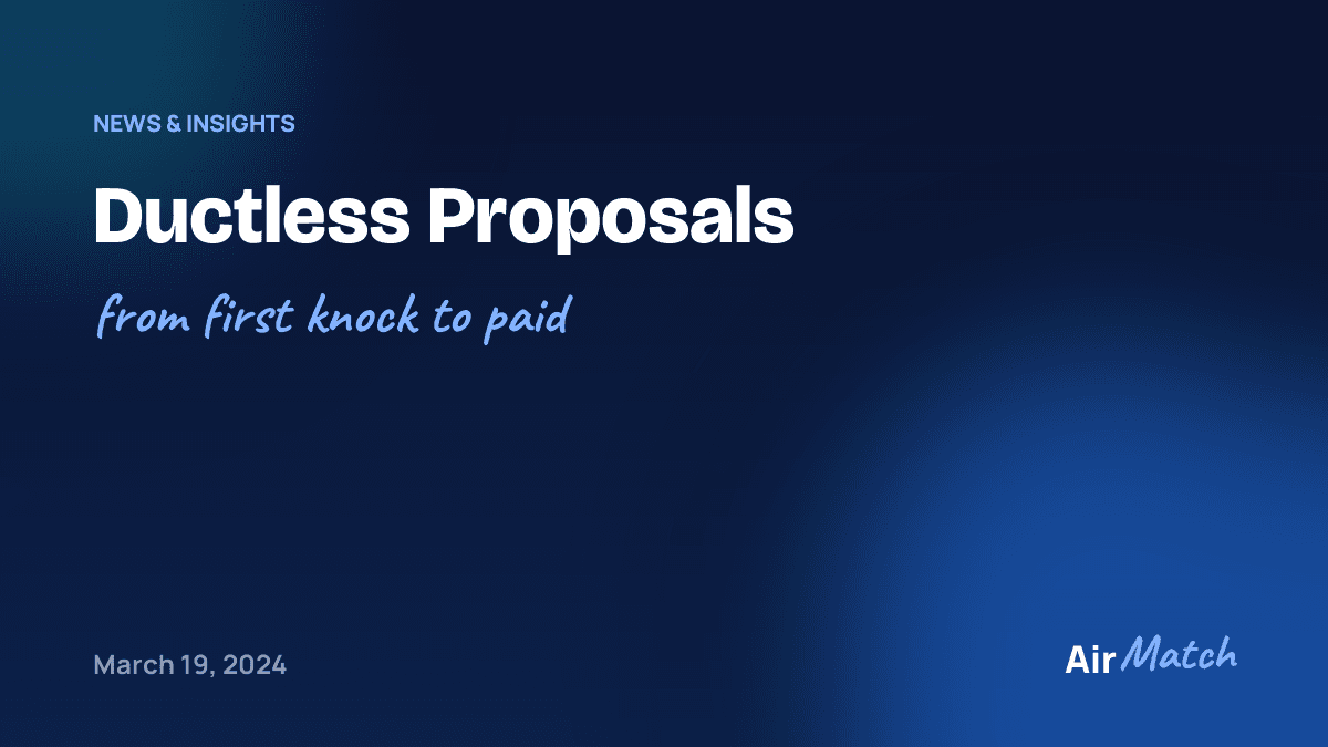 Ductless Proposals