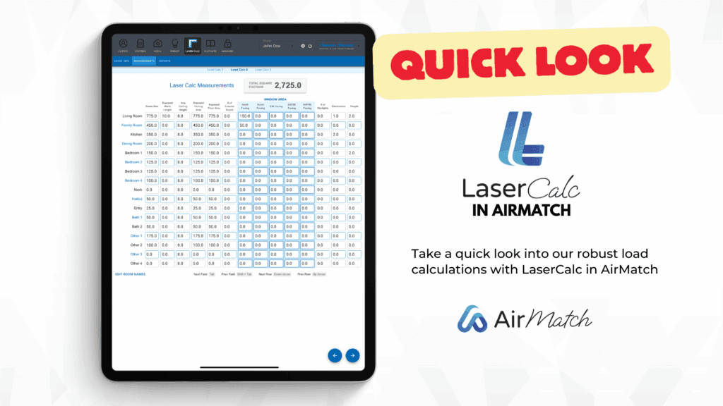 LaserCalc in AirMatch - Quick Look