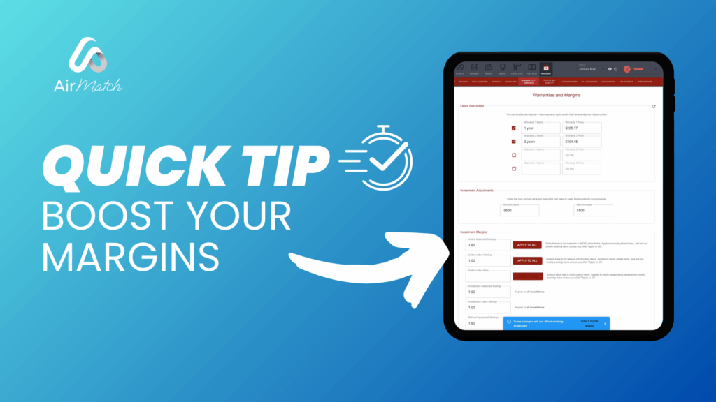 Quick Tip Margins